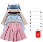 USTECH 6 Tier Skirt Hangers Closet Space Saver with Clips for Pants, Shorts, Skirts, Leggings - 3 Pack