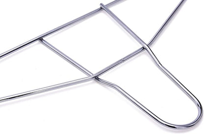Quality Hangers Metal Hangers – Heavy Duty Hangers – Anti Theft Wire Hangers Suitable for Suits Coat Jacket – Hangers for Shuls Gyms Retail Stores Hotels – Can Carry Up to 200LBs (Chrome, 30 Pack)