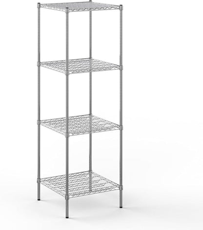 24" Deep x 24" Wide x 74" Height Wire Shelving Kit | 4-Tier | NSF Commercial Storage Rack Unit