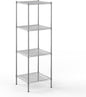 24" Deep x 24" Wide x 74" Height Wire Shelving Kit | 4-Tier | NSF Commercial Storage Rack Unit