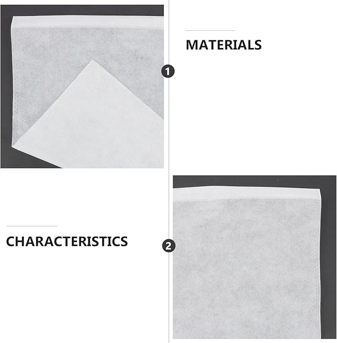 Cabilock 100Pcs Non-Woven Storage Bags 11X9.8 Inch Dustproof Isolation Bags for Shoes Clothing Travel Home Organization