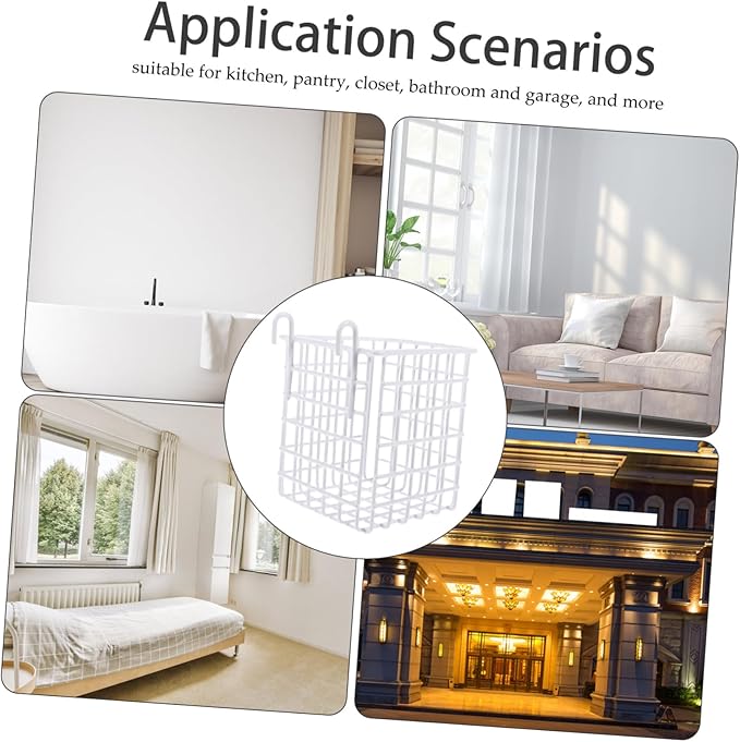 OUNONA 3pcs Hanging Wire Basket Organizer for Kitchen Bathroom Space Saving Storage for Pantry Craft and More Versatile Capacity Easy