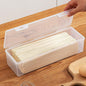 Pasta Storage Container, Stackable Airtight Food Storage Box, Kitchen Noodle Organizer with Lid
