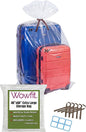 Wowfit 5 CT 40x60 inches Extra Large Clear Plastic Bags Perfect for Car Seat, Luggage, Suitcase, Stroller, Chair, Kids Bike and Attic Storage (2 Mil Flat Bags)