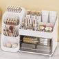 Anylady Large Capacity Makeup Organizer Countertop with Makeup Brush Holder for Vanity, Thickened Material, Bathroom Countertop Organizer Skin Care Perfumes Storage, Teen Girl Gifts for 13-25 Year