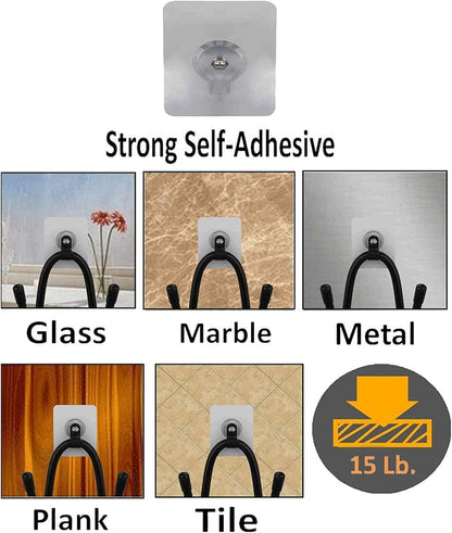 Cowboy Hat Rack , Hat Holder , Hat Organizer, Hat Wall Mount display , Hat bracket Hook, Hat Hangers, - No drilling, No installation tool required , Stick-On, Strong Self-adhesive（hold up to 15 Lb.）