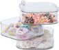 FABROK 3-Layer Hair Ties Organizer for Girls, Large Hair Accessories Storage Box for Clips, Scrunchies, Headbands, Rotating Bathroom and Vanity Container for Makeup Tools, Jewelry