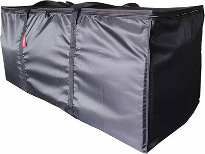 Large Moving Bags 4 Pack Black Heavy Duty Totes For Storage, Wrap Around Handles, Storage Bags for Space Saving,