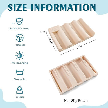 Silicone Soap Dish,Self Draining Soap Holder Perfect for Shower,Bathroom Sink,Kitchen Sink & Travel,Non-Slip Bar Soap Holder Extend Soap Life,Keep Soap Bars Dry & Easy Cleaning Pink-1Pcs