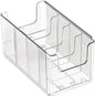 Foldable Storage Bins, Clear Expandable Boxes for Organizing, Adjustable from 9.65-16.93" Drawer Organizers Separators Dividers for Bedroom Kitchen Utensils Tools Closet