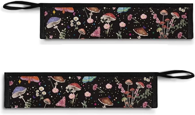 Mushroom Portable Flatware Bag Travel Tableware Storage Bag, Travel Case Travel Tableware Storage Bag, Utensil Case Lunch Bag Flatware Bag 11.8 Inch Camping Organizer