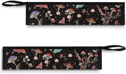 Mushroom Portable Flatware Bag Travel Tableware Storage Bag, Travel Case Travel Tableware Storage Bag, Utensil Case Lunch Bag Flatware Bag 11.8 Inch Camping Organizer
