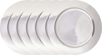 Old Dutch OS966 Hammered Charger Plate, 13", Stainless Steel