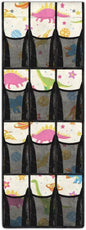 Generic Cute Dinosaur The Door Pocket Organizer Sturdy Over The Door Organizer Bedroom Space Saving Hanging Closet Organizer for Dormitory Bathroom Kid's Room Etc