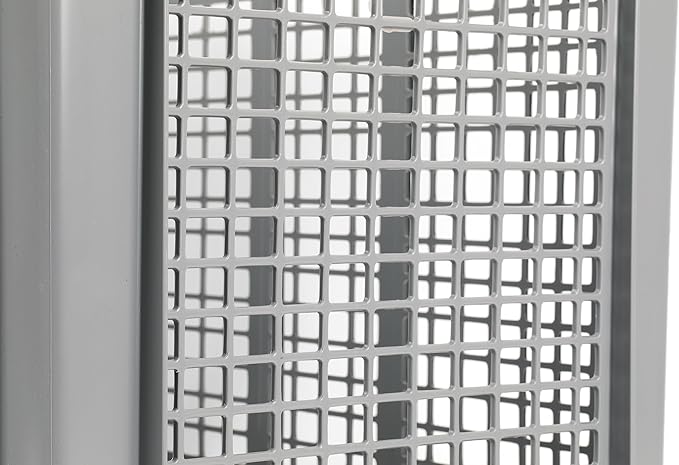 Hudson Exchange 24 x 16 x 16" (2 Pack) Mesh Straight Wall Handled Storage Container Tote, Gray