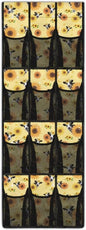 Sunflower Cow Over the Door Shoe Organizer 12 Large Mesh Pockets Sturdy Oxford Fabric Door Shoe Organizer Hanging Shoe Rack for Door