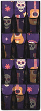 Skull Guitar Over The Door/Wall Shoe Organizer,Nursery Organization,12 Compartment Breathable Mesh Pocket Over the Door Hanging Shoe Bag,Closet Shoe Hanging Bag,Breathable Organizer