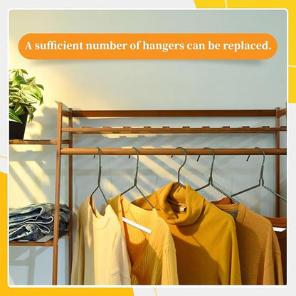30 Pcs Dry Cleaner Hangers with Tubes - 16" Wire Hangers White Tube with Strong 15 Gauge Wire Bulk for Pants Caped Suit & Strut Home or Dry Cleaners (Gold)