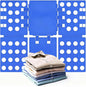 Sealegend V1 Shirt Folding Board t Shirts Clothes Folder for Adults Durable PP Plastic Easy and Fun Laundry folders Effortless Folding Helper for Space-Saving Storage, Blue