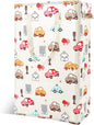 Odonata Slim Laundry Hamper Handles Collapsible Laundry Basket Thin Dirty Clothes Basket Narrow Laundry Bag Foldable Dirty Hamper 48L (Car)