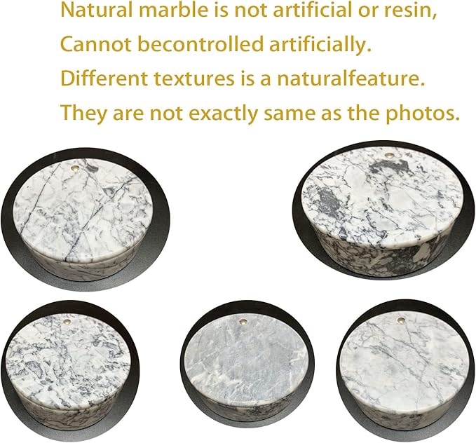 Marble Salt Box, Salt Cellar with Swivel Top and Dual Compartment, Elegant Marble Salt Box Storage Keeper for Condiments, Seasoning, Pepper.