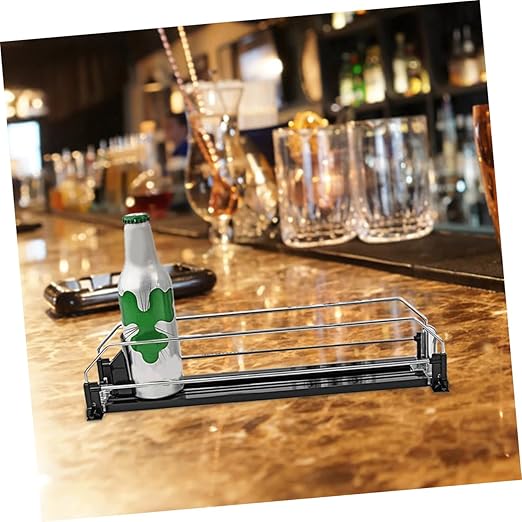 2pcs Automatic Pusher Can Organizer for Refrigerator Drinks Dispensers Easy to Install Smooth Surface Design for Fridge Soda Storage for Convenient Beverage Dispensing