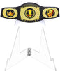 Championship Belt Display Stand, Clear Fashion Triangle Boxing Wrestling Belt Buckles Holder for Football Baketball Hockey Golf Basketball (1)