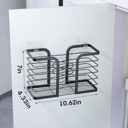 YIGII Hair Dryer Holder/Hair Tool Organizer Wall Mount - Metal Wire Bathroom Blow Dryer Holder Hair Styling Hot Tools Organizer for Flat Iron, Curling Wand, Straightener, Electric Shaver