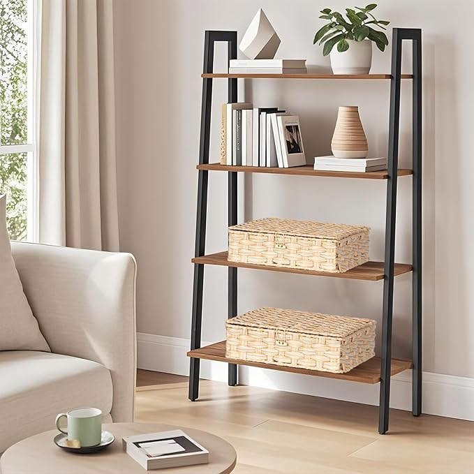 Plastic Wicker Storage Baskets with Lids, 2-Pack Woven Rattan Organizer Bins with Locking Button, Decorative Flat Storage Boxes, 11"x9.25"x2.75" & 13"x11.2"x3.5", Beige