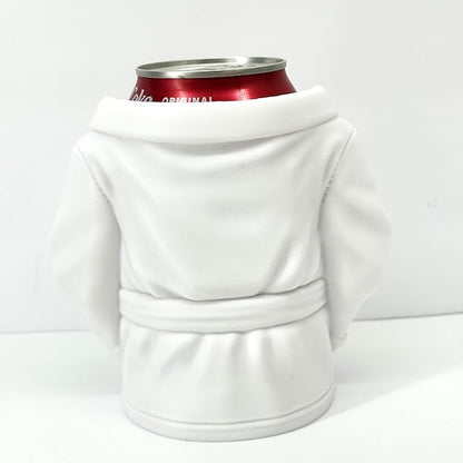 Bathrobe can holder for Beer & Soda, 1pc 4.75" 3D Printed Bath Robe Can Holder, Unique Beer Holder, Spa Day Novelty Gift, Housewarming Present NO CAN or BRUSHES INCLUDED