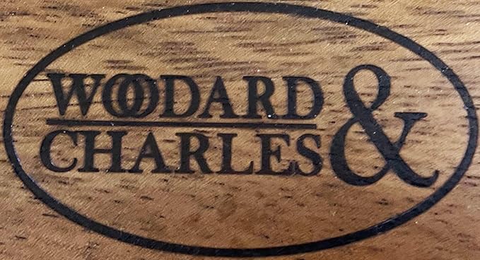 Woodard & Charles Round Lazy Susan Turntable with Stainless Steel Ball Bearing Mechanism, (Black) ★★Pack of 6★★