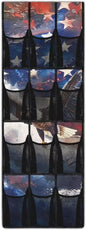 Door Hanger Organizer Eagle Over The Door Shoe Organizer for School Space Saving Multi-Funtion Storage Bag USA Flag Wall Hanging Storage for Bathroom