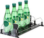 Upgraded Drink Organizer for Fridge，Soda Can Dispenser for Refrigerator，Automatic Self-Pushing Drink Pusher，Space-Saving Fridge Storage，Holds up to 10-15 Cans, 2 Row