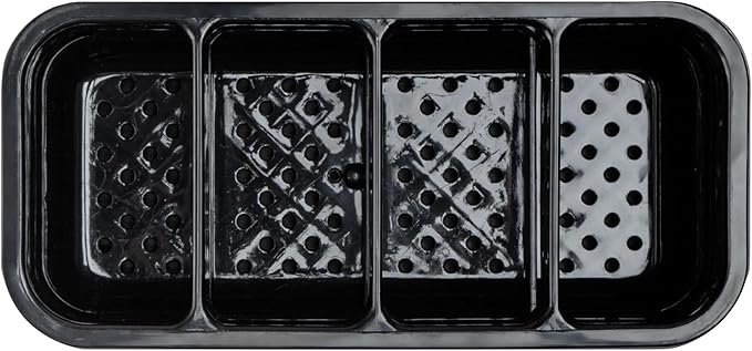 Restaurantware Stainless Steel Utensil Holder 1 Count 7 x 3.3 x 5.1 Inches Durable Cutlery Storage Flatware Organizer Rust-Resistant Sink Caddy Silver Kitchenware Holder