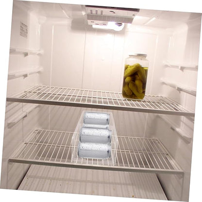 LABRIMP Refrigerator Beverage Holder Beer Storage Dispenser Compact Can Storage Box Organizer