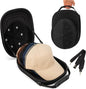 Hat Travel Case, Hat Carrier Travel Case with Adjustable Shoulder Strap, Hat Organizer Baseball Caps Holder for 6 Baseball Caps, Perfect for Traveling & Home Storage, Small