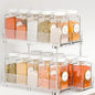 Yieach 2 Tier Sliding Spice Racks for Cabinets,1 Pack 10.4'' Deep Narrow Vertical Spice Rack Pull Out for Inside Cabinets,Kitchen,Pantry,Cupboard Seasoning,Jar Organizer and Medicine Cabinet Storage