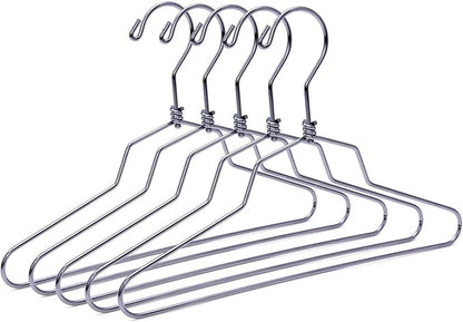 Quality Hangers Metal Children Hangers - Swivel Hook with Stainless Steel Body - Heavy Duty Wire Clothes Hangers - Pack of 10 - Hangers for Kids