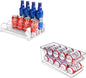 Rolling Soda Can Organizer and Automatic Soda Can Organizer for Refrigerator for Beer Soda Seltzer Drink Pop Cans Holder Storage Pantry Organization