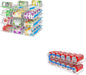Can Organizer for Pantry Stackable AND Rolling Soda Can Dispenser for Refrigerator Soda Can Organizer