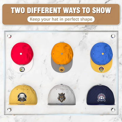 Niunuerga 36 Pack Adhesive Hat Hooks for Wall, Super Strong Hat Rack for Baseball Caps, Hat Organizer Display for Home Decor, Hat Hangers Holder for Wall, Door, Closet, No Drilling (White)