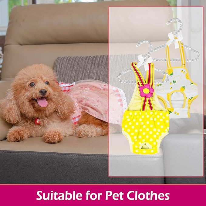10 Pack Pearl Beads Clothes Hangers, Small Elegant Standard Hanger with White Ribbon Trim Hangers for Pet Dog