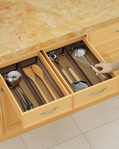 JANE EYRE kitchen drawer organizer - silverware utensil organizer for kitchen drawer,silverware tray in drawers