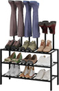 Boot Rack for Tall Boots Organizer,3-Tier Multiuse Shoe Rack and Boot Storage Rack,for Tall Boots,Sneakers,High-Heel (Black, 3-Tier)