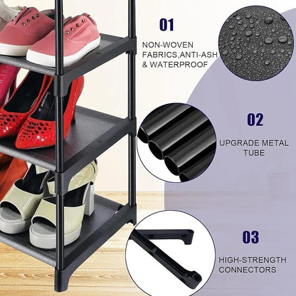 for Almacenamiento organizador de Zapatero de 4 niveles, Closet entryway Storage, Shoe Rack Organizer, BA-4LEVELS