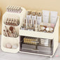 Anylady Large Capacity Makeup Organizer Countertop with Makeup Brush Holder for Vanity, Thickened Material, Bathroom Countertop Organizer Skin Care Perfumes Storage, Teen Girl Gifts for 13-25 Year