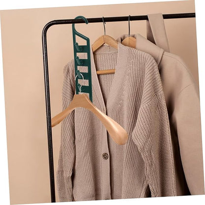 LIFKOME 6PCS Multi-Functional Closet Hangers for Clothes Heavy Duty Plastic Space Saving Hanger Organizer for Jeans Shirts Sweaters Dorm Room Storage