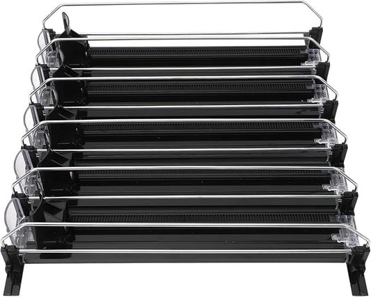 gernie Soda Can Dispenser, NonSlip and SelfPush Beverage Organizer for Shelves (Black), gernieiby083dgxv-11