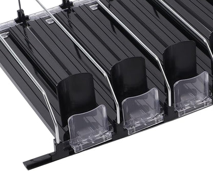 Drink Organizer for Fridge,Self Pushing Drink Organizer for Fridge,Automatic Pusher Glide,Automatic Drink Dispenser for Fridge Pantry Space Saving Can Organizer (38cm)