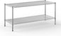 24" Deep x 60" Wide x 27" Height Wire Shelving Kit | 2-Tier | NSF Commercial Storage Rack Unit